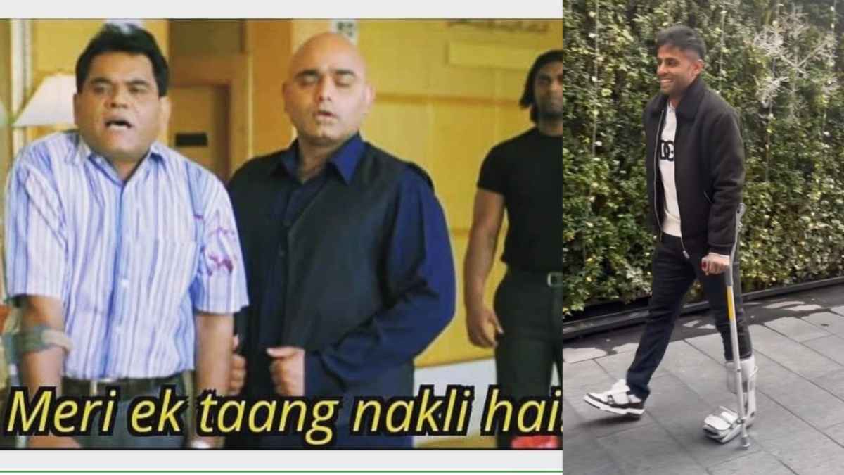 सूर्यकुमार यादव ने किया दर्द का 'Welcome', Video देख याद आ जाएगा फिल्म का फनी सीन