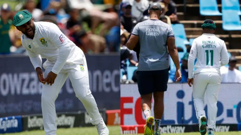 IND vs SA Centurion Test South Africa Captain Temba Bavuma Injured Left Field Injury Update