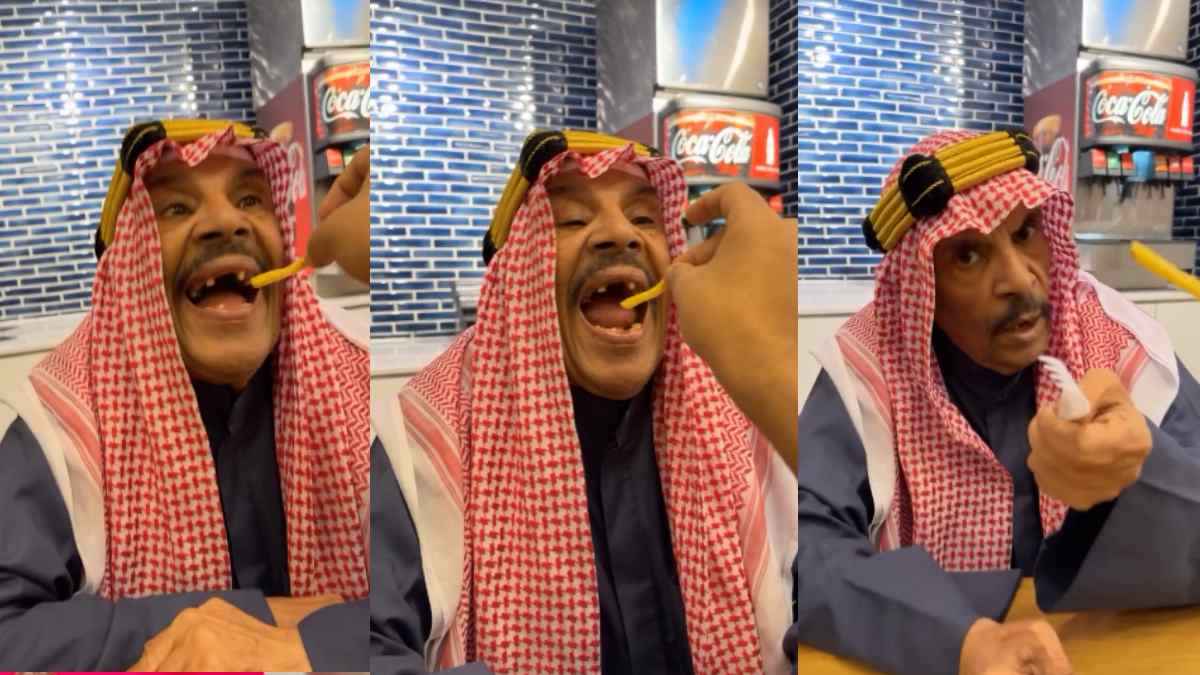 Viral Video : बुजुर्ग के दांत का शख्स ने बनाया मजाक, रिएक्शन पर नहीं रुक रही हंसी