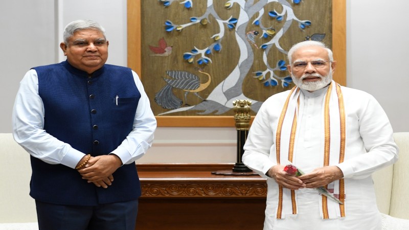 PM Narendra Modi Phone Call to Vice President Jagdeep Dhankhar