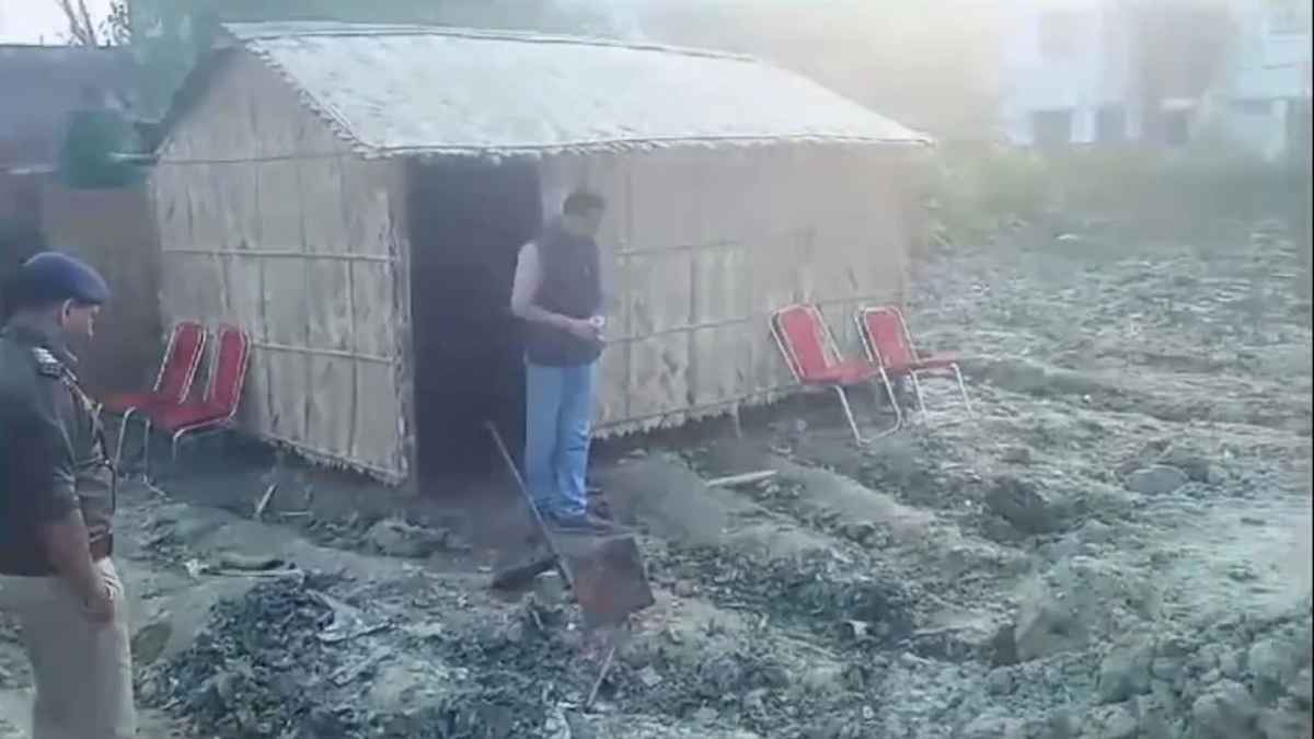 Pond stolen overnight in Darbhanga Bihar