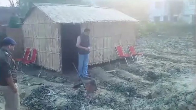 Pond stolen overnight in Darbhanga Bihar