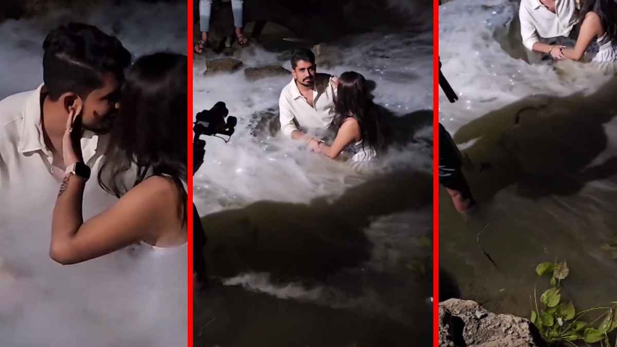 Viral Video: प्री वेडिंग फोटोशूट करवा रहा था कपल, तभी पहुंच गया सांप; डर के मारे हो गया ये हाल