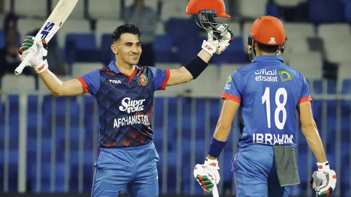 Rahmanullah Gurbaz became second batsman to score fastest century for Afghanistan in T20i