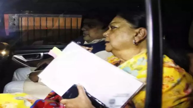 Rajasthan CM face Vasundhara Raje JP Nadda Meeting