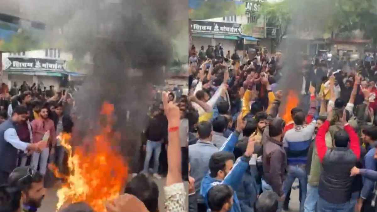 करणी सेना अध्यक्ष की हत्या को लेकर समर्थकों ने की आगजनी, जोधपुर में रेलवे ट्रैक किया जाम