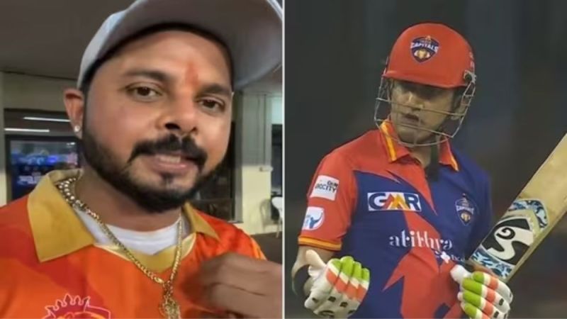 s sreesanth-receives-legal-notice Gautam Gambhir Sreesanth Controversy legends-league-cricket