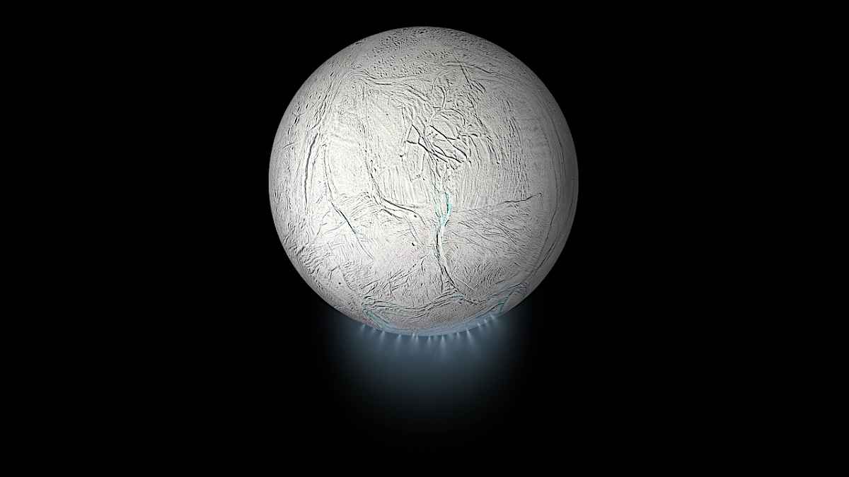 Saturn's moon Enceladus (