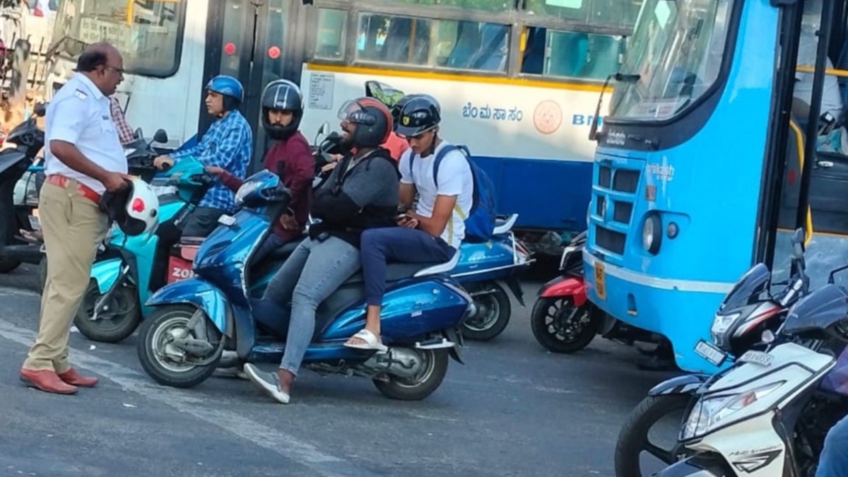 Scooter Challan Issued 255 Times