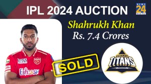 Shahrukh Khan IPL 2024 Auction Punjab Kings Gujarat Titans Preity Zinta