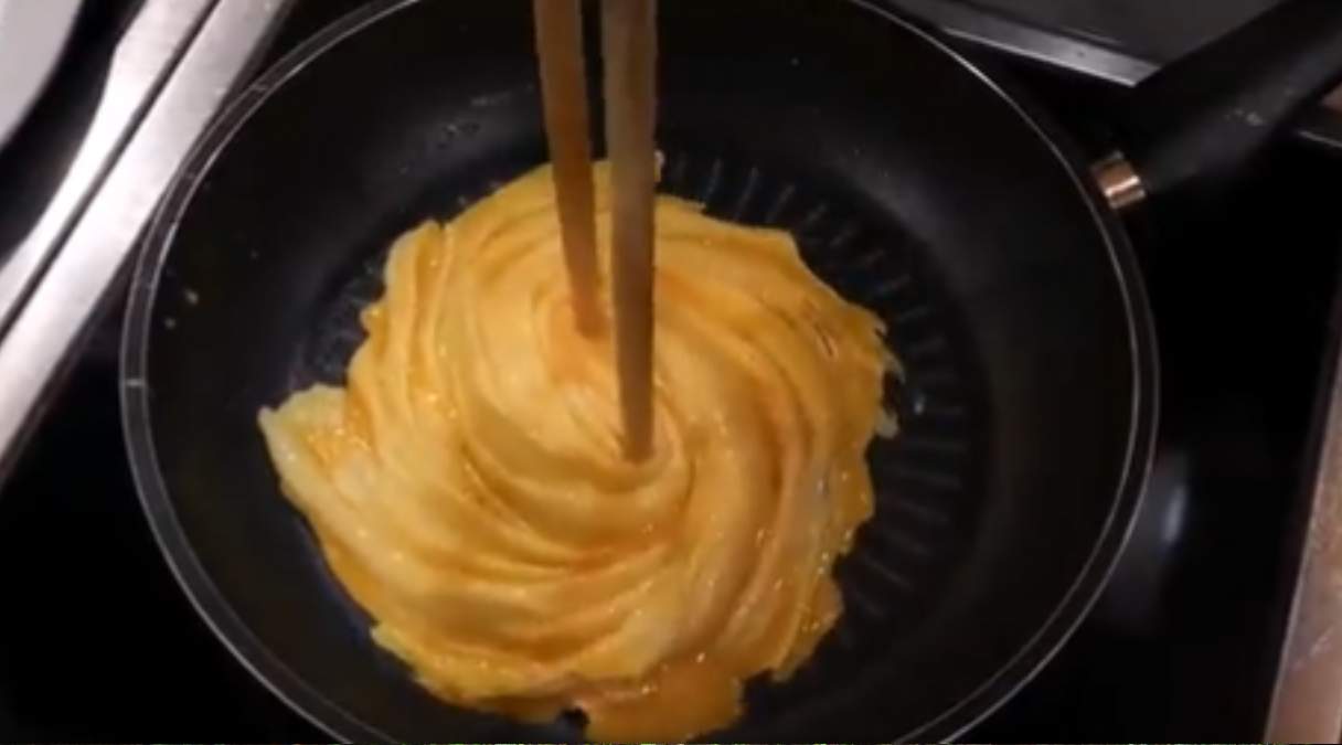 Anand Mahindra shared Video of Tornado Omelette