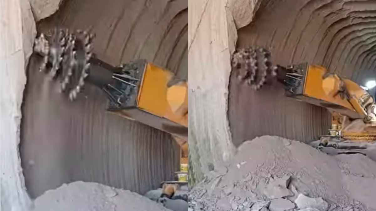 नहीं जानते पहाड़ों को खोदकर कैसे बनाई जाती है Tunnel? अब देख लीजिए Live