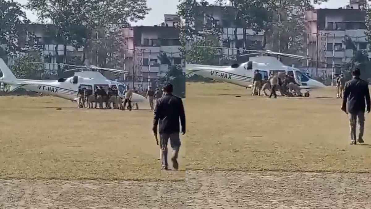 कभी हेलीकॉप्टर को धक्का लगाते देखा है क्या? वायरल हो रहा है ये वीडियो
