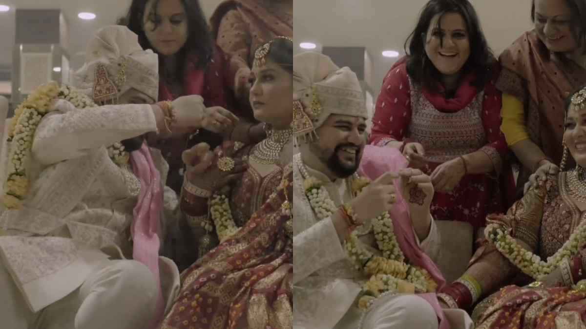 Wedding Funny Viral Video : पंडित जी बोले- जयमाला पीछे करो; दूल्हे की हरकत पर दुल्हन भी नहीं रोक पाई हंसी