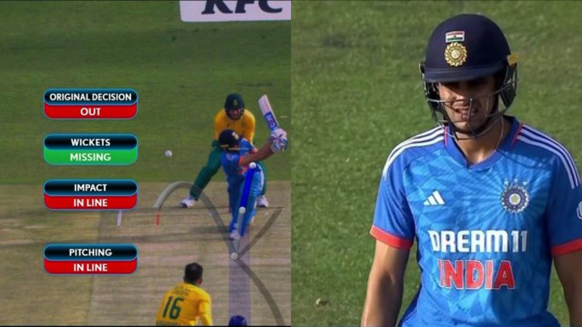 shubman gill India vs South Africa 3rd T20 shubman gill not to take the review