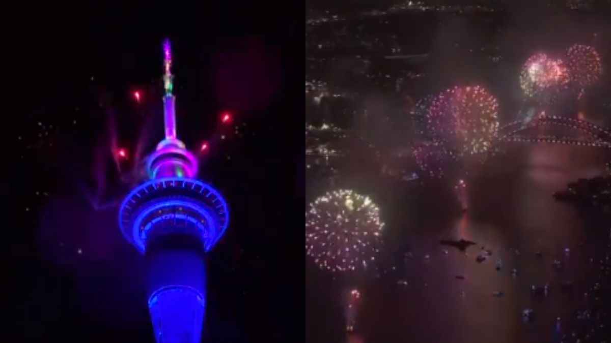 Happy New Year 2024: आतिशबाजी के साथ नए साल का आगाज, देखें वीडियो
