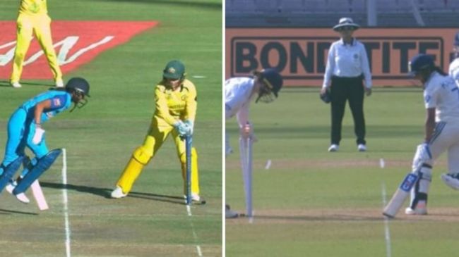 harmanpreet-kaur run out IndiaW vs EnglandW 1st Test harmanpreet repeat mistake