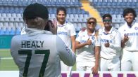 Alyssa Healy capturing winning celebration Indian team India Women vs Australia Women Test