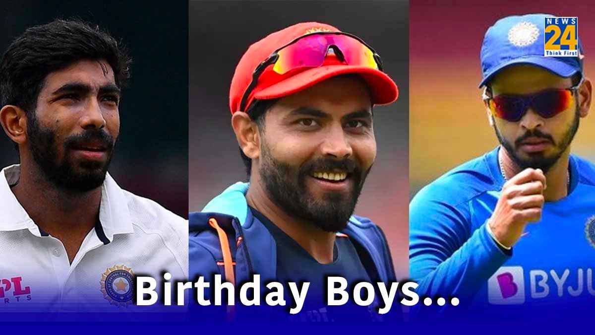 ravindra jadeja jasprit bumrah shreyas iyer rp singh karun nair celebrating birthday 6th december