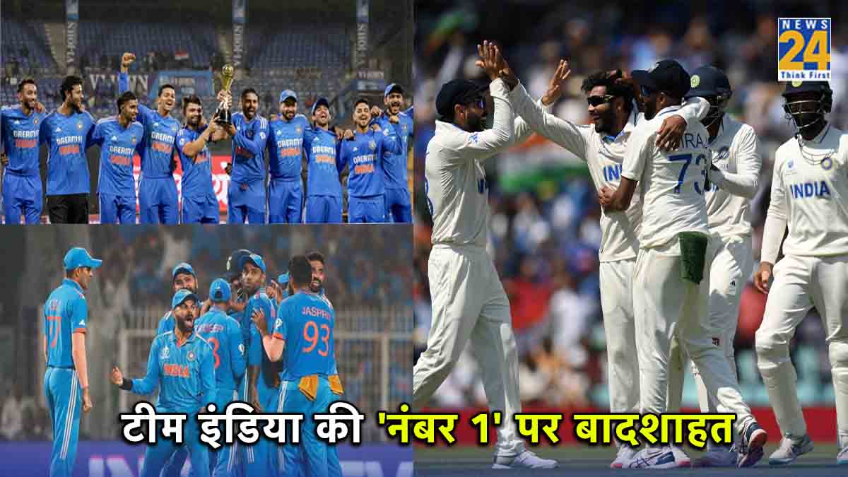 ICC Rankings Team India Number 1 Dominance T20 ODI Test Suryakumar Yadav Ravi Bishnoi Shubman Gill