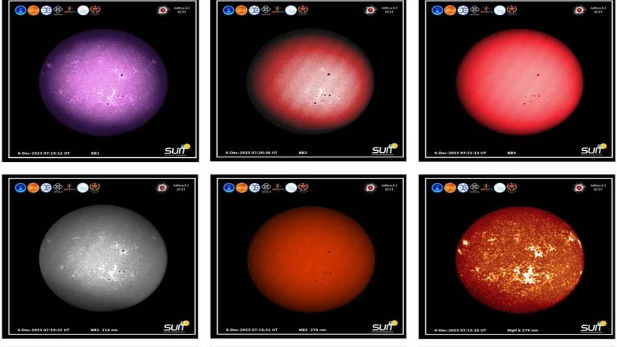 Sun First Pictures: नजदीक से कैसा दिखता है सूर्य, अंतरिक्ष से सीधे Aditya L1 ने भेजी तस्वीरें