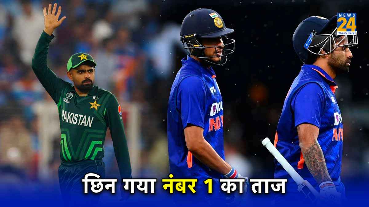 ICC ODI Rankings Shubman Gill Ravi Bishnoi Falls Babar Azam Becomes New Number 1 Batsman