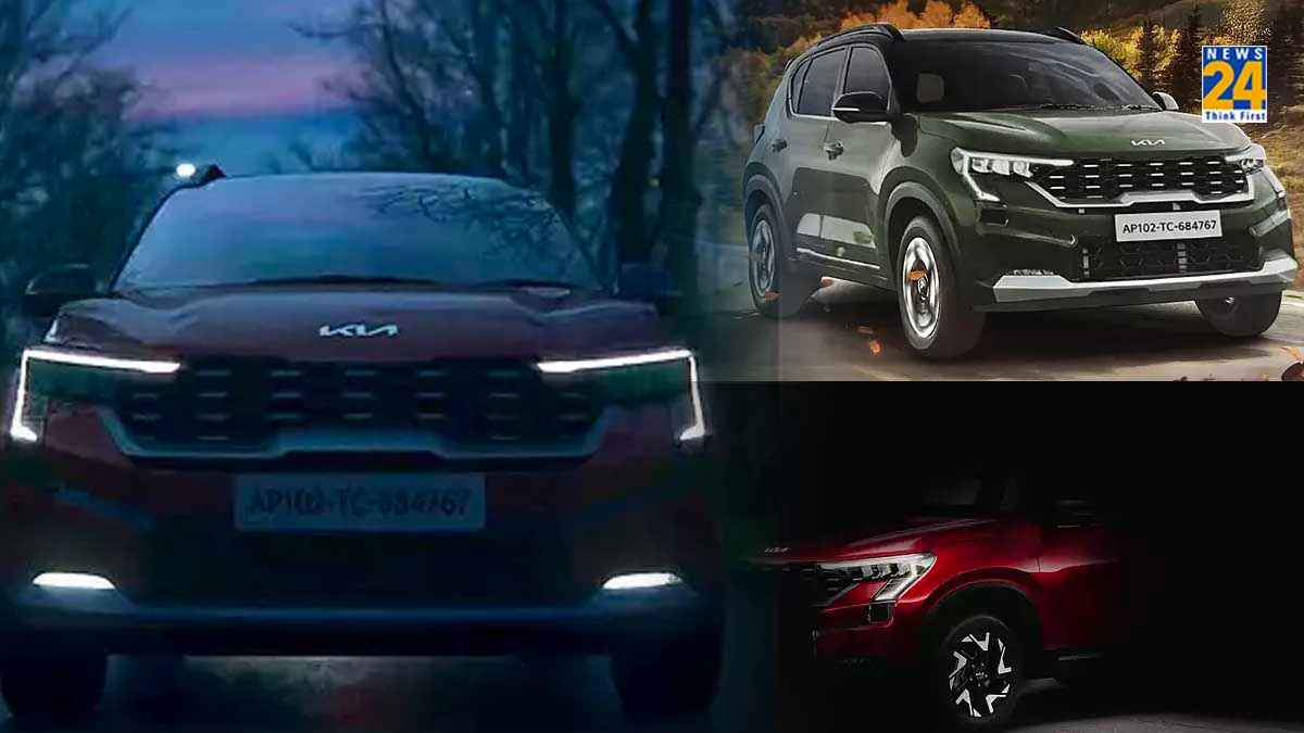 Kia Sonet facelift to be unveiled 14 december, 2024 Kia Sonet, Kia cars, petrol cars,