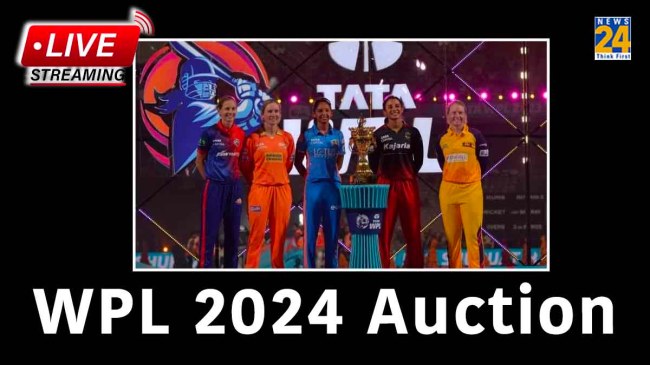 WPL 2024 Auction live-streaming sports 18 jio cinema 9 December mumbai
