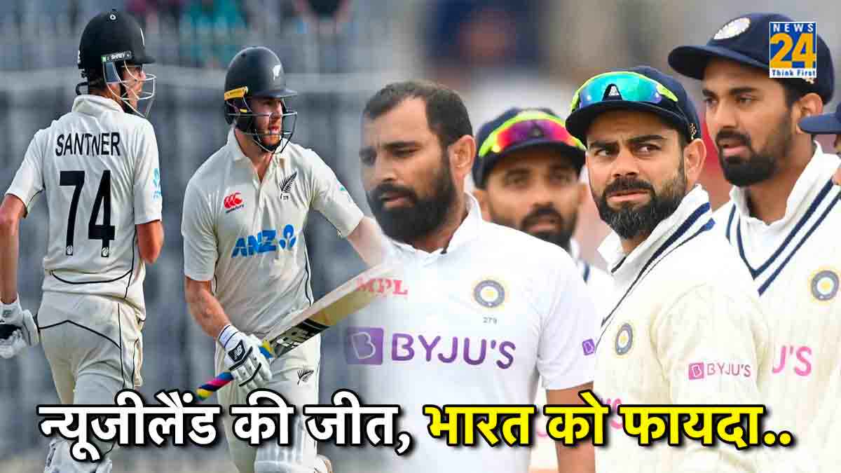 WTC Points Table team india 2nd position new-zealand-beat-bangladesh-4-wickets
