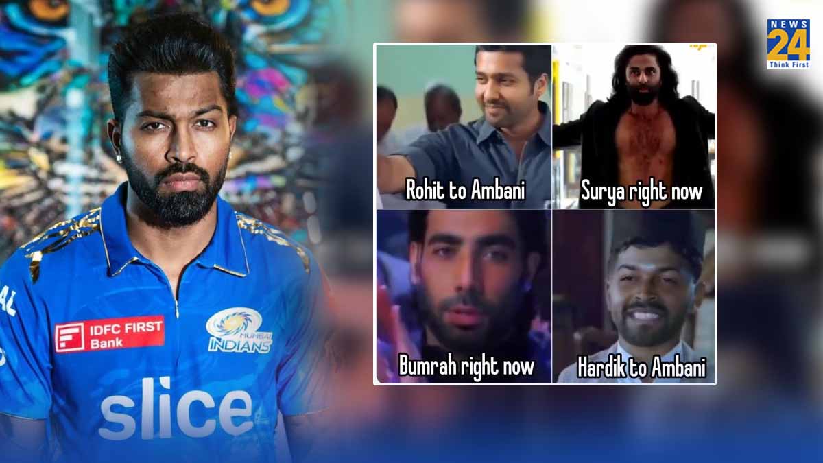 ipl 2024 hardik pandya memes-social media mumbai indians