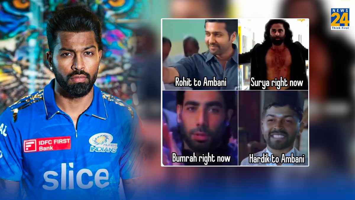ipl 2024 hardik pandya memes-social media mumbai indians