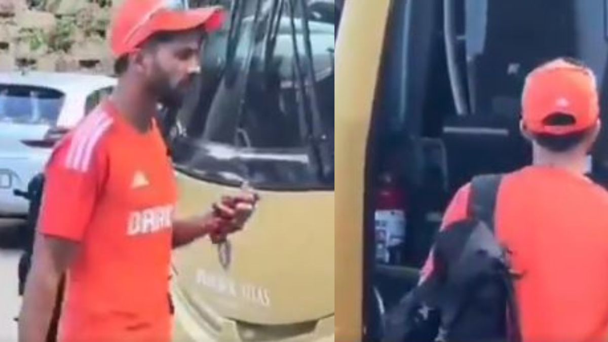 ruturaj-gaikwad bus driver-shuts-door viral video india vs south africa odi