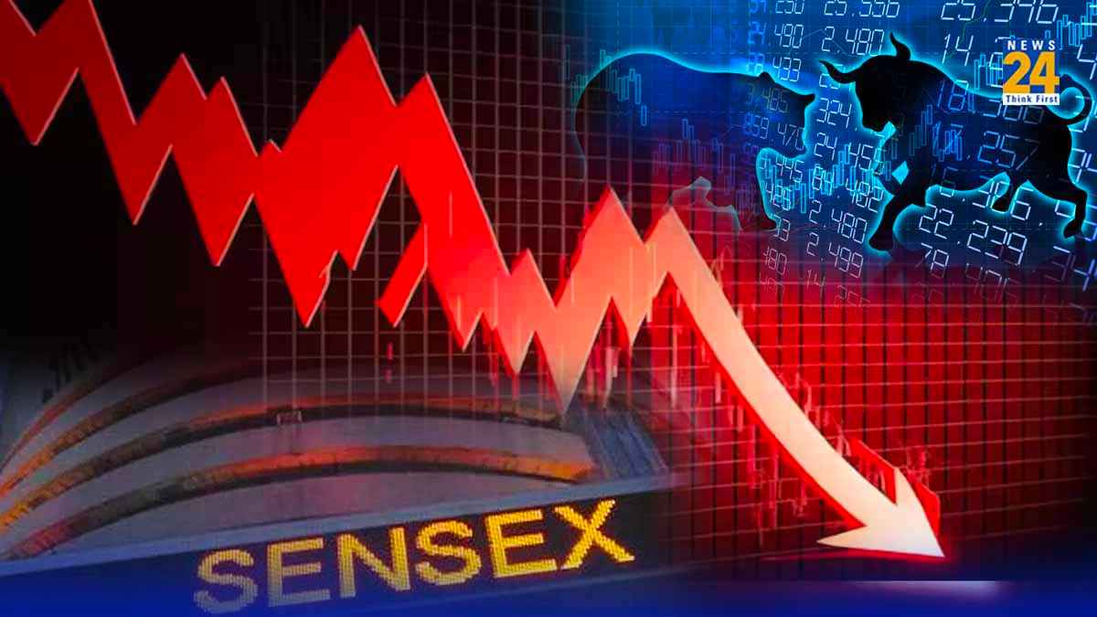 Stock Market Crash: बीएसई सेंसेक्स में भारी गिरावट, निवेशकों को एक दिन में हुआ 9 लाख करोड़ रुपये का नुकसान