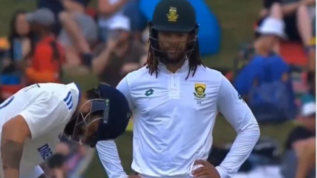 virat kohli tony de zorzi viral video South Africa vs India Test match virat kohli tony de zorzi viral video South Africa vs India Test match