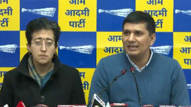 AAP party on slum in Delhi AAP party on slum in Delhi