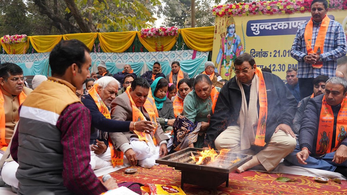 AAP Leader Dr. Sushil Gupta Joins Sunderkand Path In Chandigarh