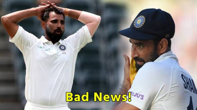 India vs england Test Series Mohammad Shami will out from 2 test match India vs england Test Series Mohammad Shami will out from 2 test match