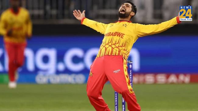 zimbabwe Player Sikandar Raza Create History made continue 5 fifty
