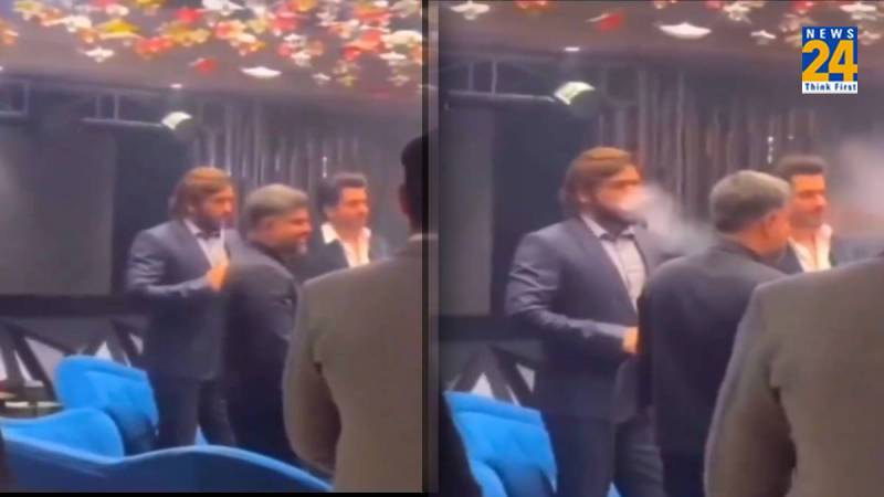 Ms Dhoni Hukka Viral Video Social Media Fans Reaction IPL 2024