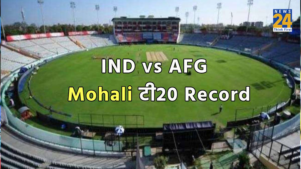 India vs Aghanistan Mohali Stadium T20 Match Record