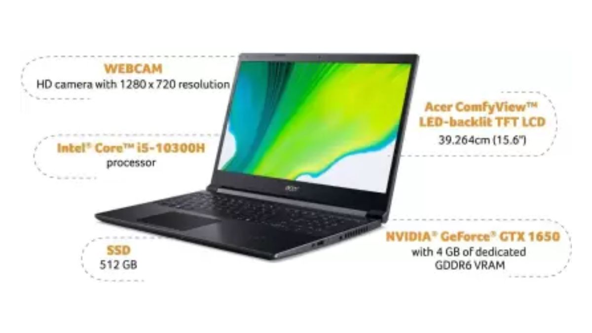 Acer Aspire 7 Intel Core i5 10th Gen