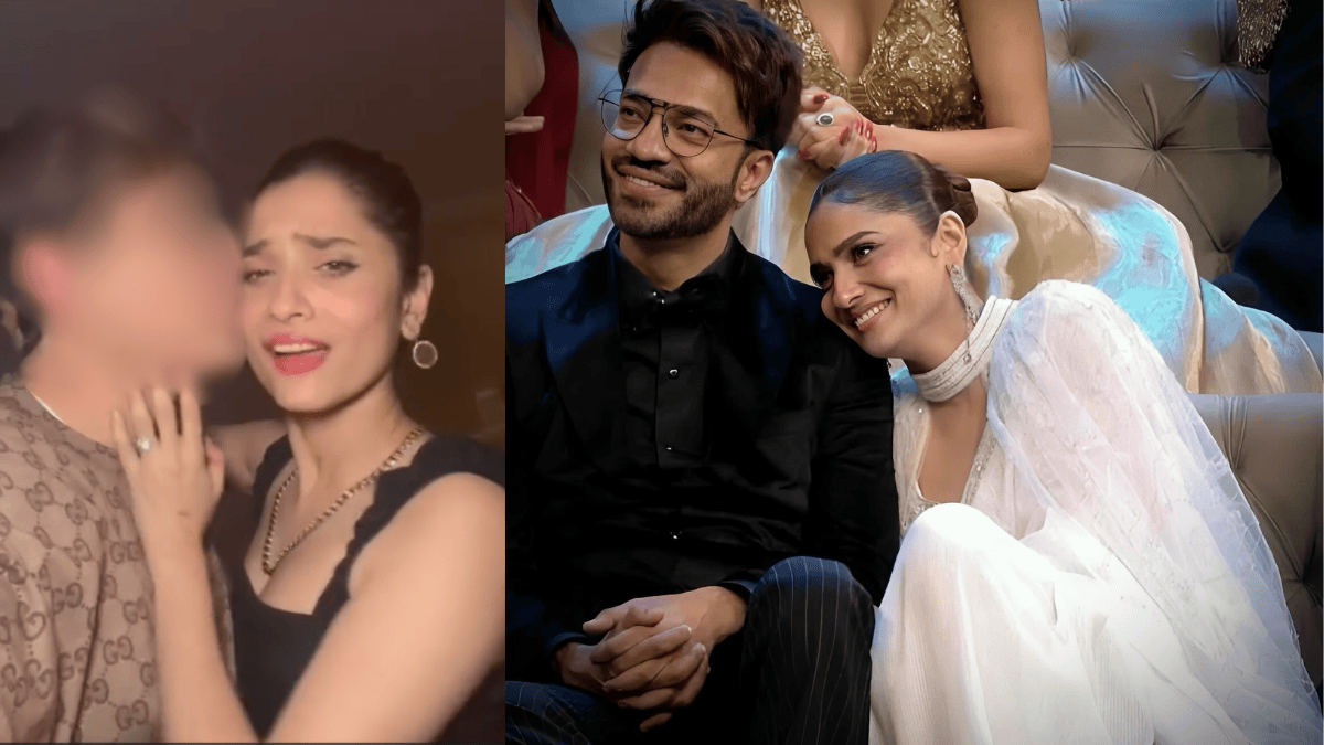 Vicky Jain ने नहीं तो किस कंटेस्टेंट ने कर दिया Ankita Lokhande को Kiss? वीडियो वायरल