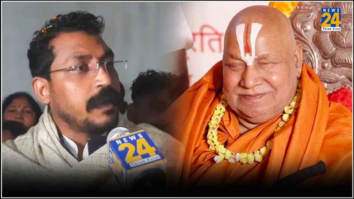 जगद्गुरु रामभद्राचार्य के बयान पर भड़के चंद्रशेखर, कहा- मुकदमा दर्ज करवाऊंगा