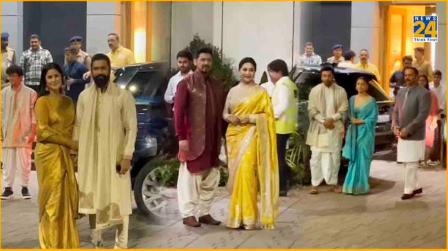 Ram Mandir Pran Pratishtha, Bollywood Celebs in Ayodhya, alia bhatt, amitabh bachchan, madhuri dixit, katrina kaif, vicky kaushal