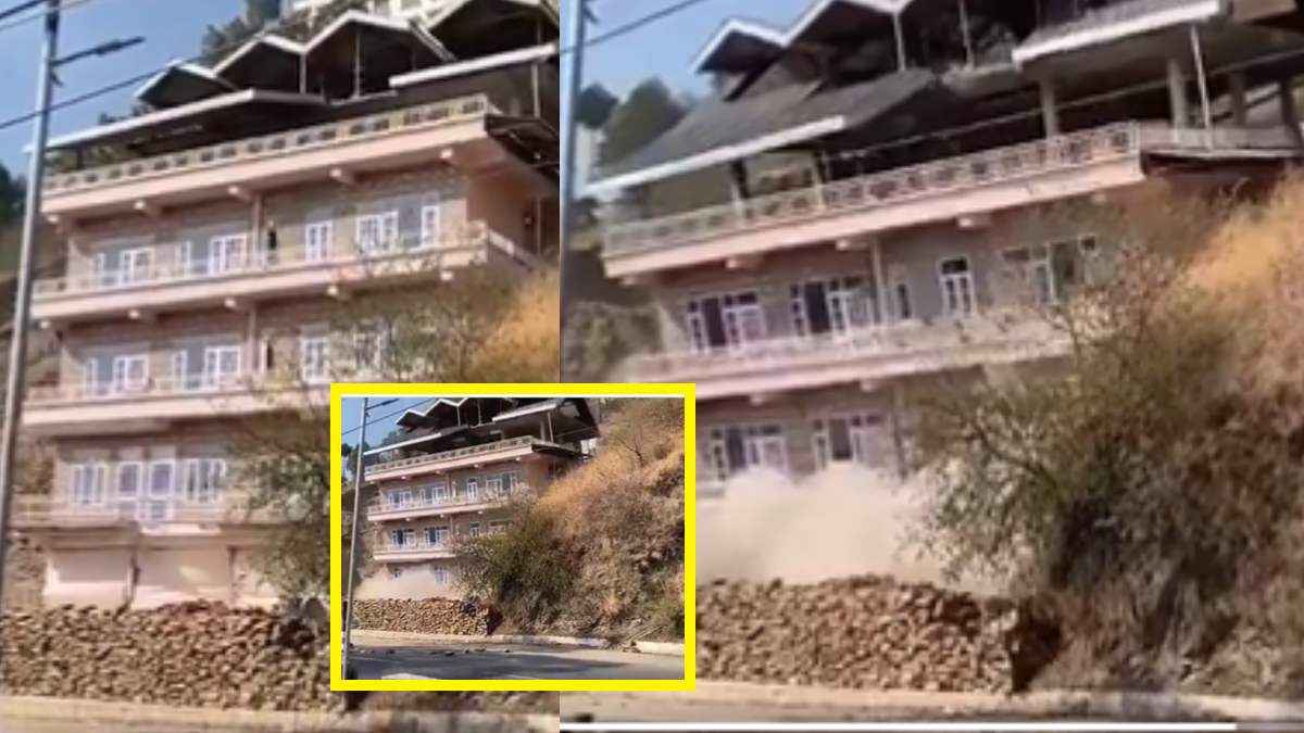 Building Collapsed in Shimla