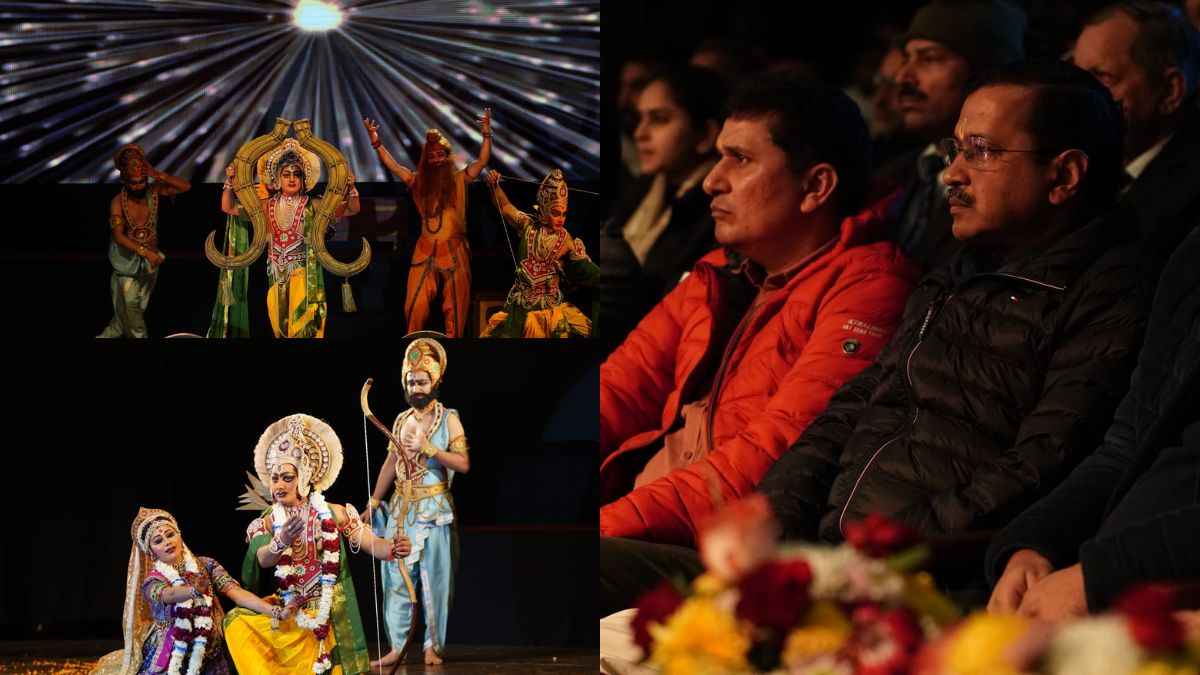 Delhi CM Arvind Kejriwal saw ramlila