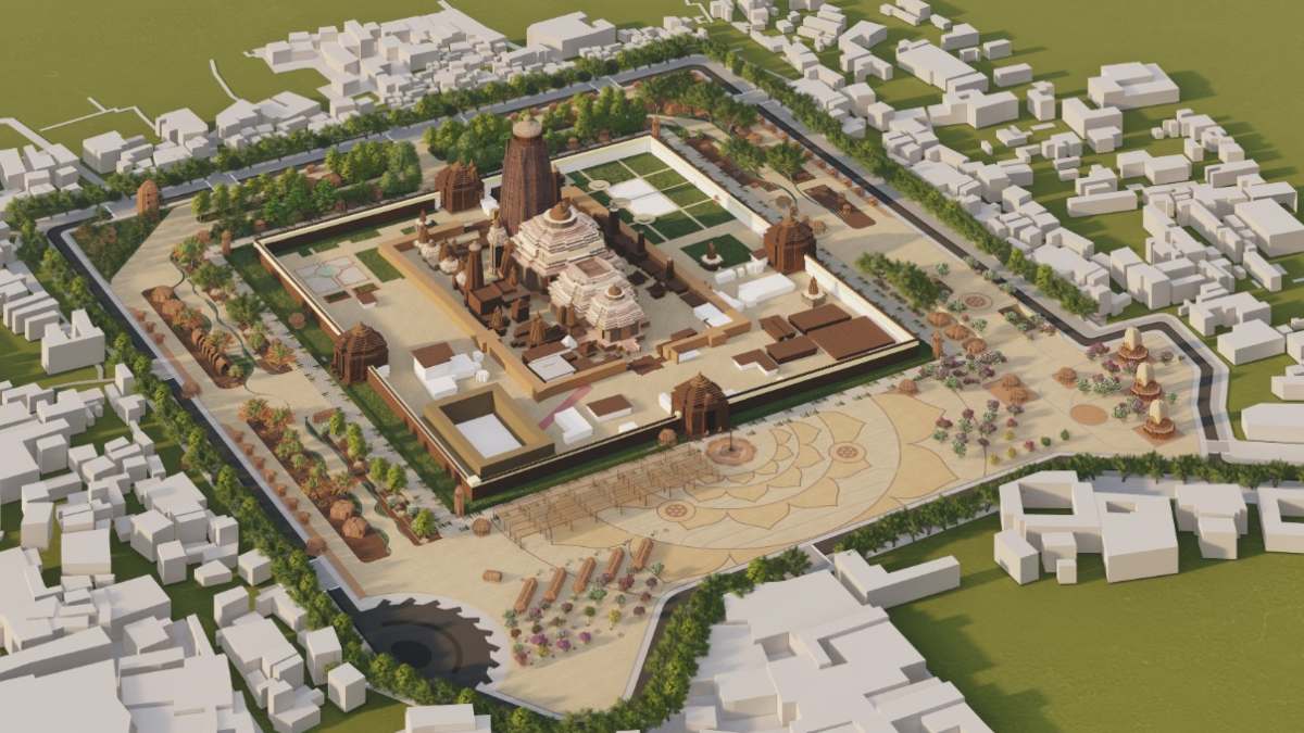 Draft architectural plan for Shree Jagannath Puri Heritage Corridor project