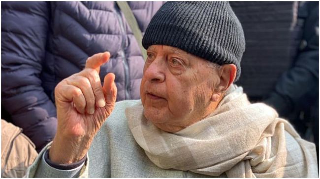 Former CM of Jammu Kashmir Farooq Abdullah
