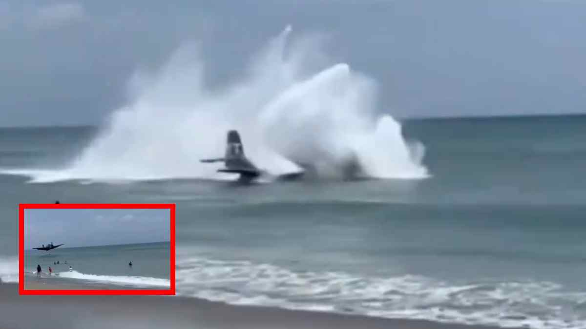 Flight Crash Viral Video