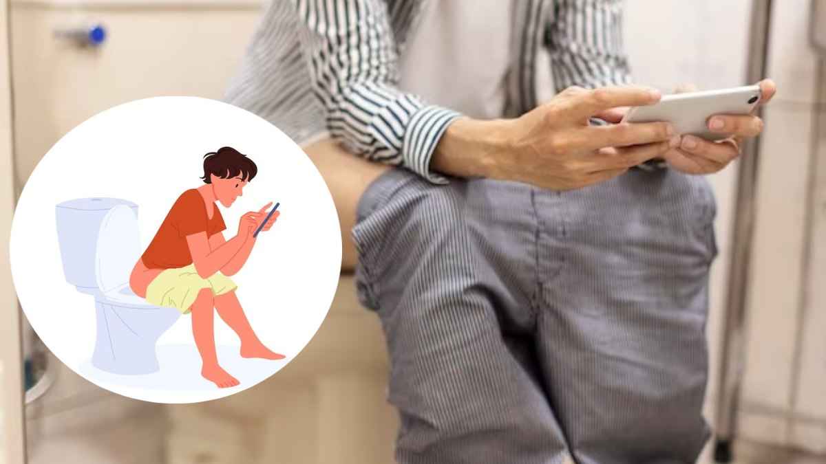 Health Side Effects of Using Mobile in Toilet